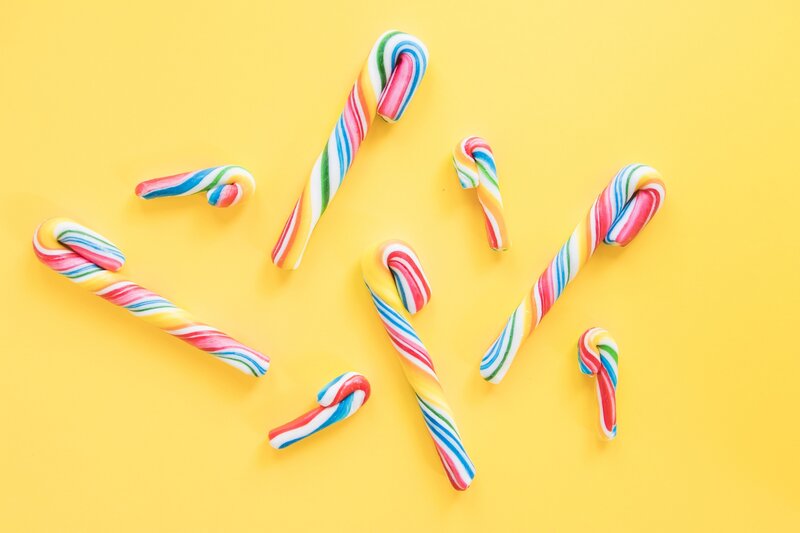 Colorful Candy Canes