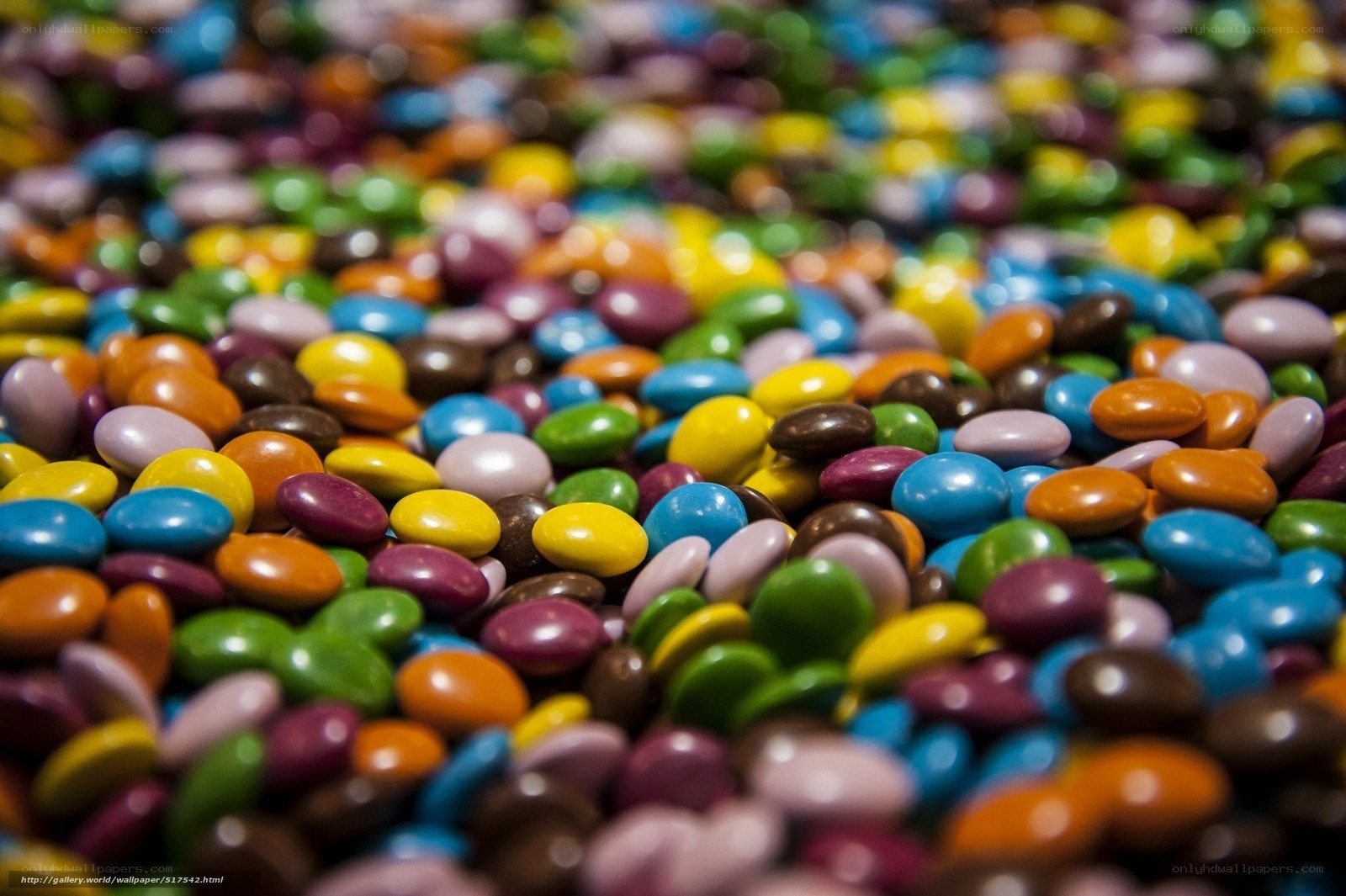 Colorful candy close-up