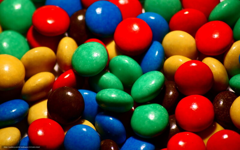 Colorful candy close-up