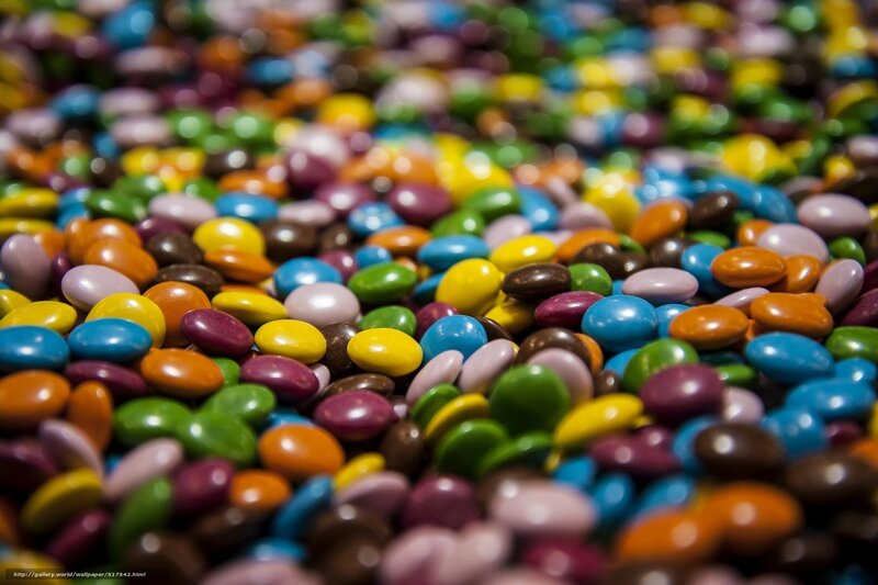 Colorful Candy Coating — Blue