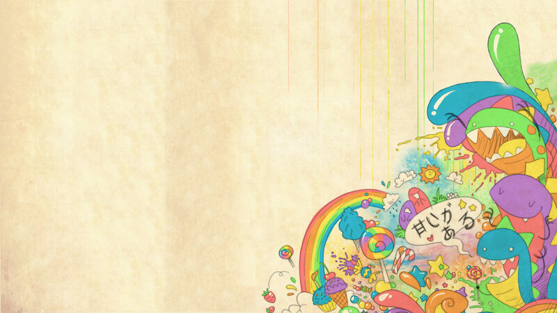 colorful candy explosion