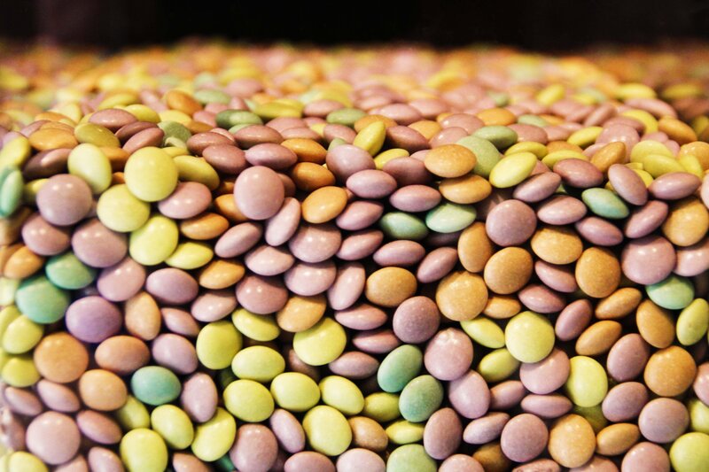Colorful Candy Pile — Yellow, Neutral