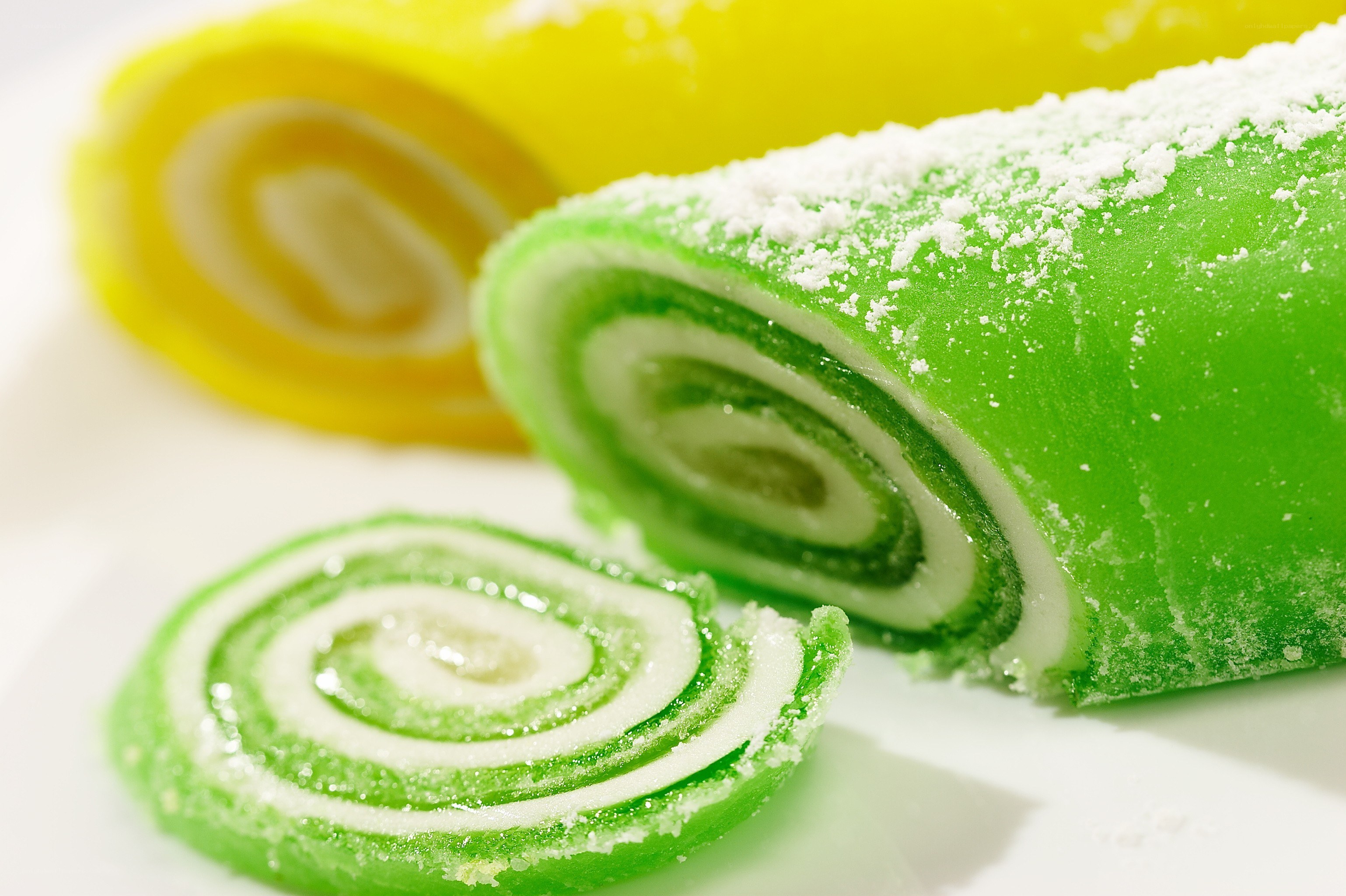 colorful candy rolls