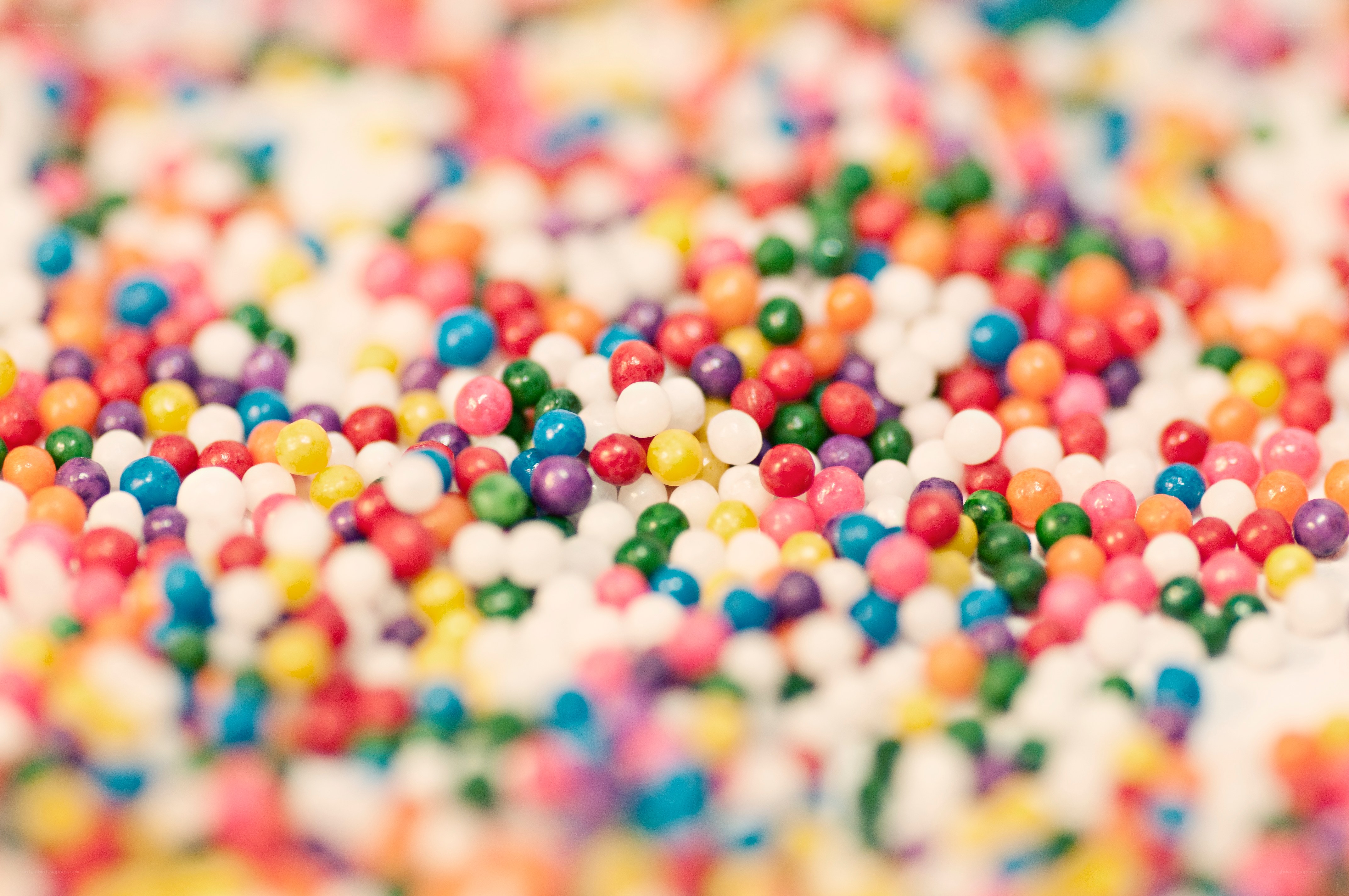 Colorful candy sprinkles