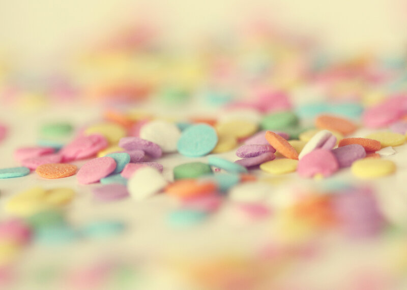 Colorful Candy Sprinkles — Pink