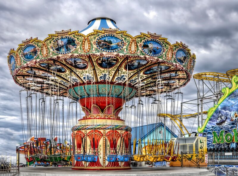 Colorful Carousel Ride