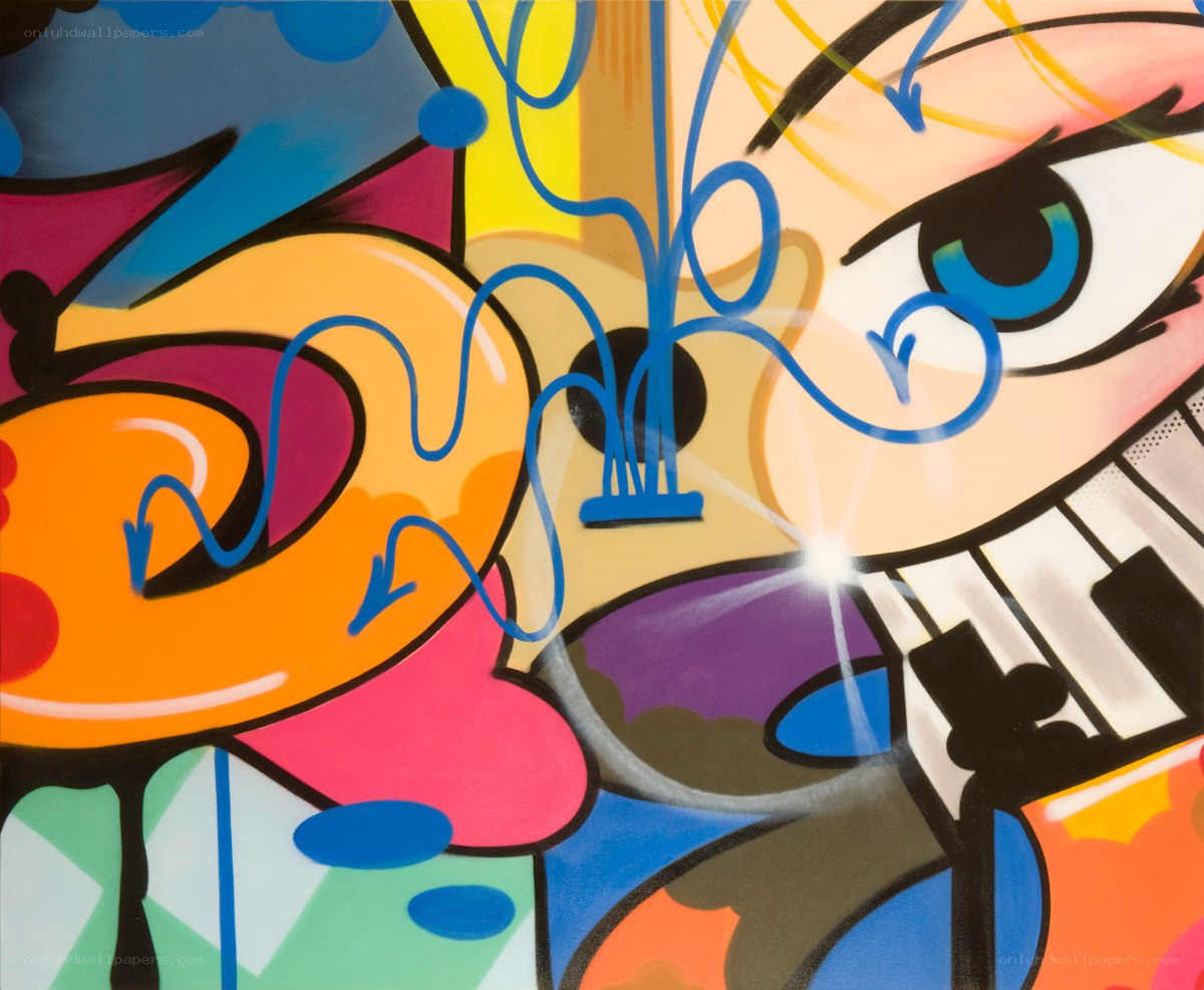 colorful cartoon character art