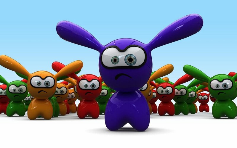 colorful cartoon creatures