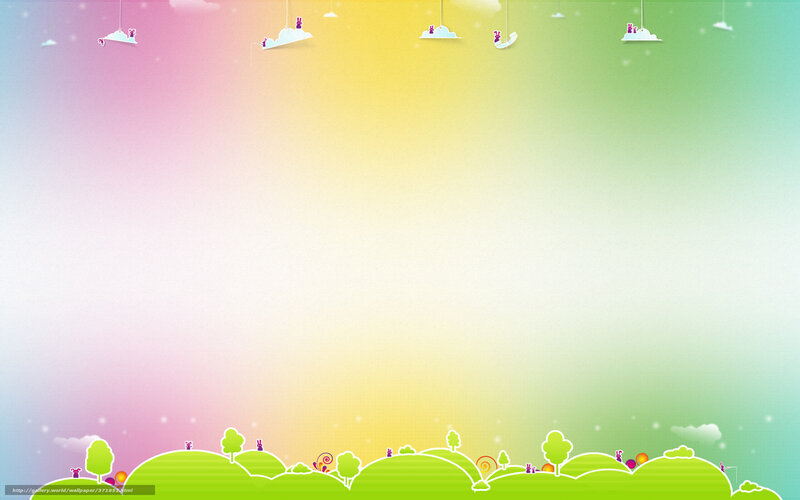 colorful cartoon landscape