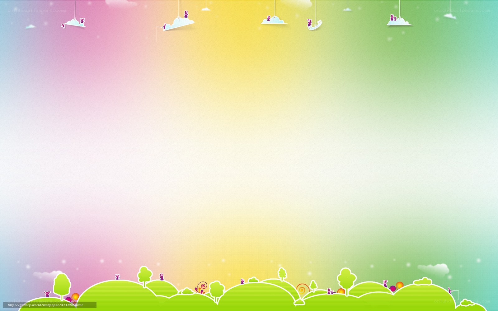 colorful cartoon landscape