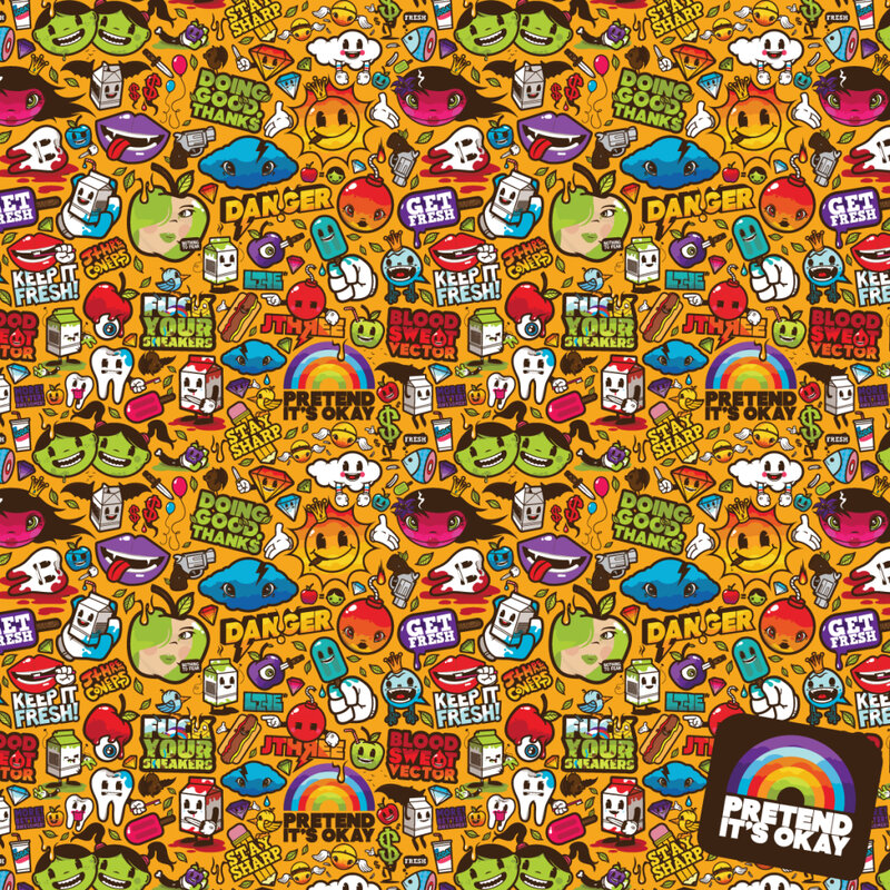 colorful cartoon pattern
