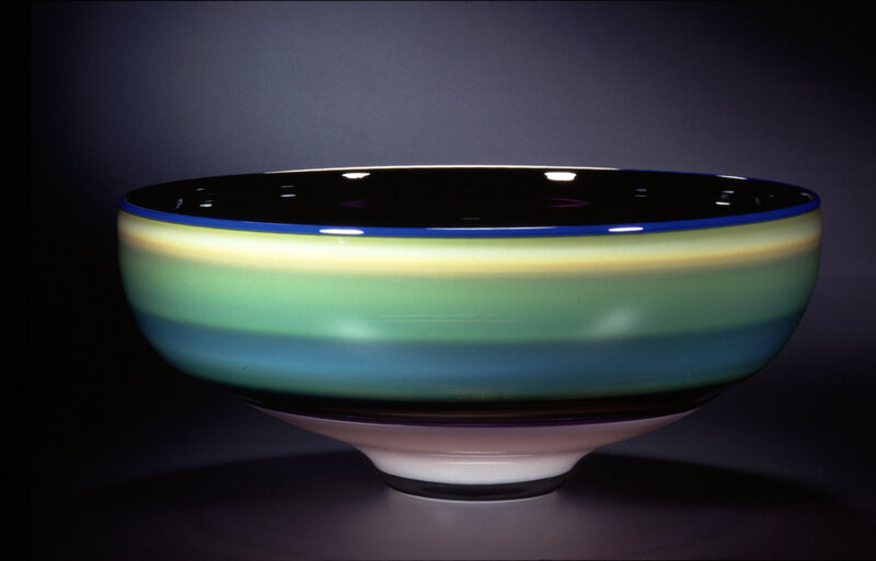 Colorful ceramic bowl