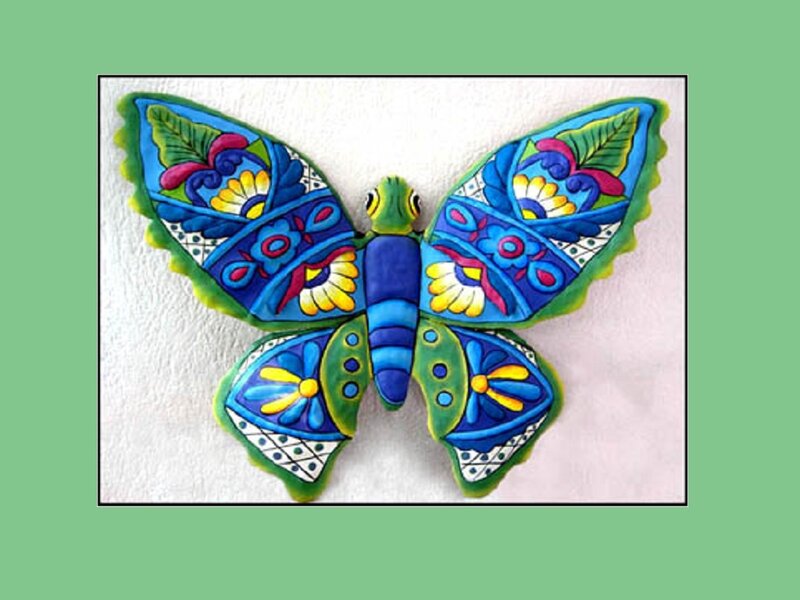 Colorful Ceramic Butterfly