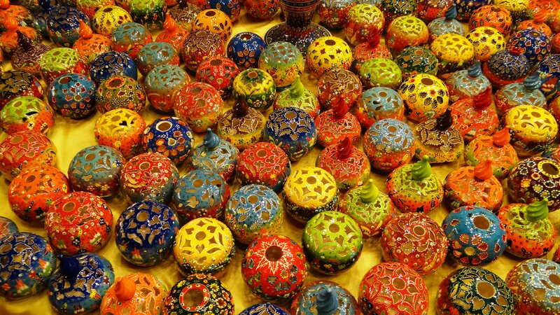 Colorful Ceramic Lanterns