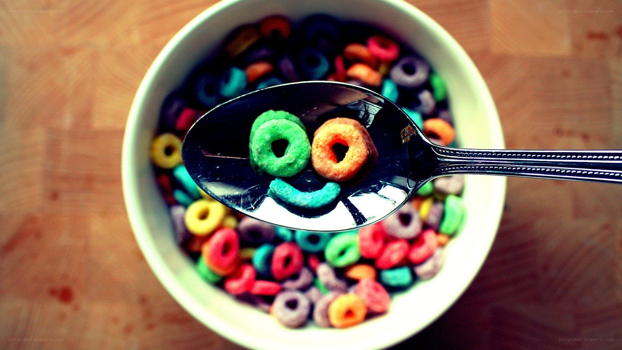 colorful cereal bowl