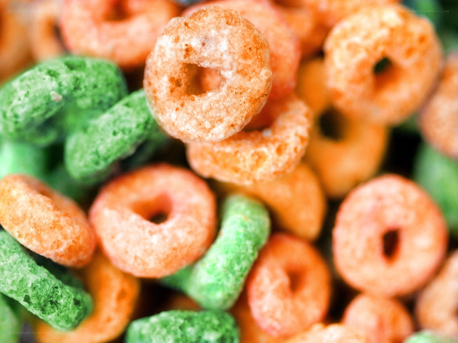 colorful cereal rings