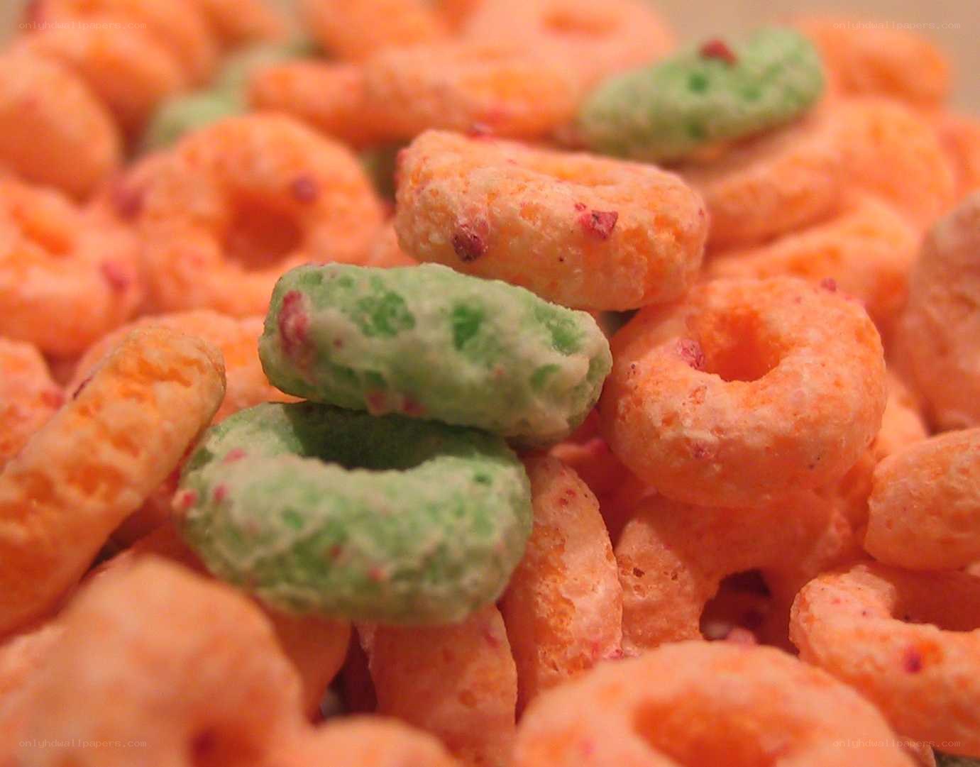 colorful cereal rings