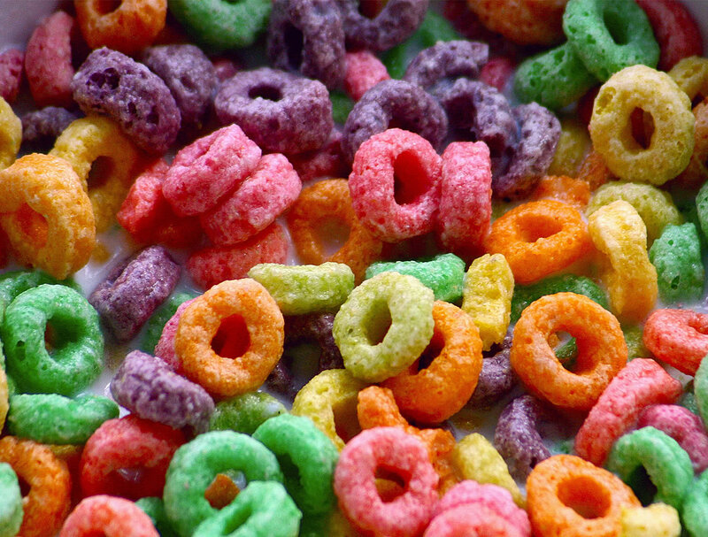 Colorful Cereal Rings — Green