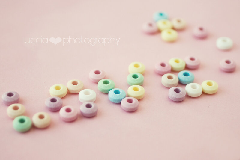 Colorful Cereal Rings — Pink