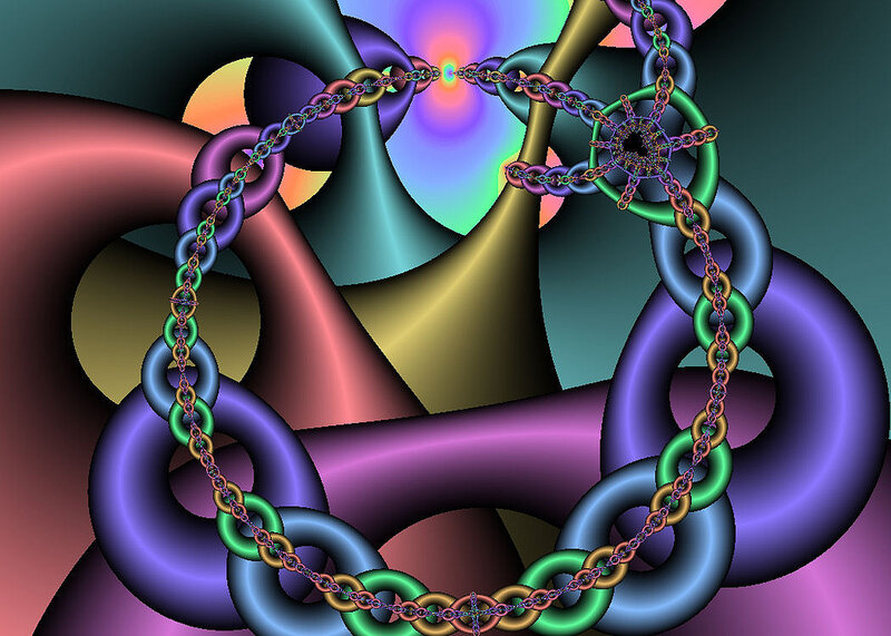 Colorful Chain Fractal