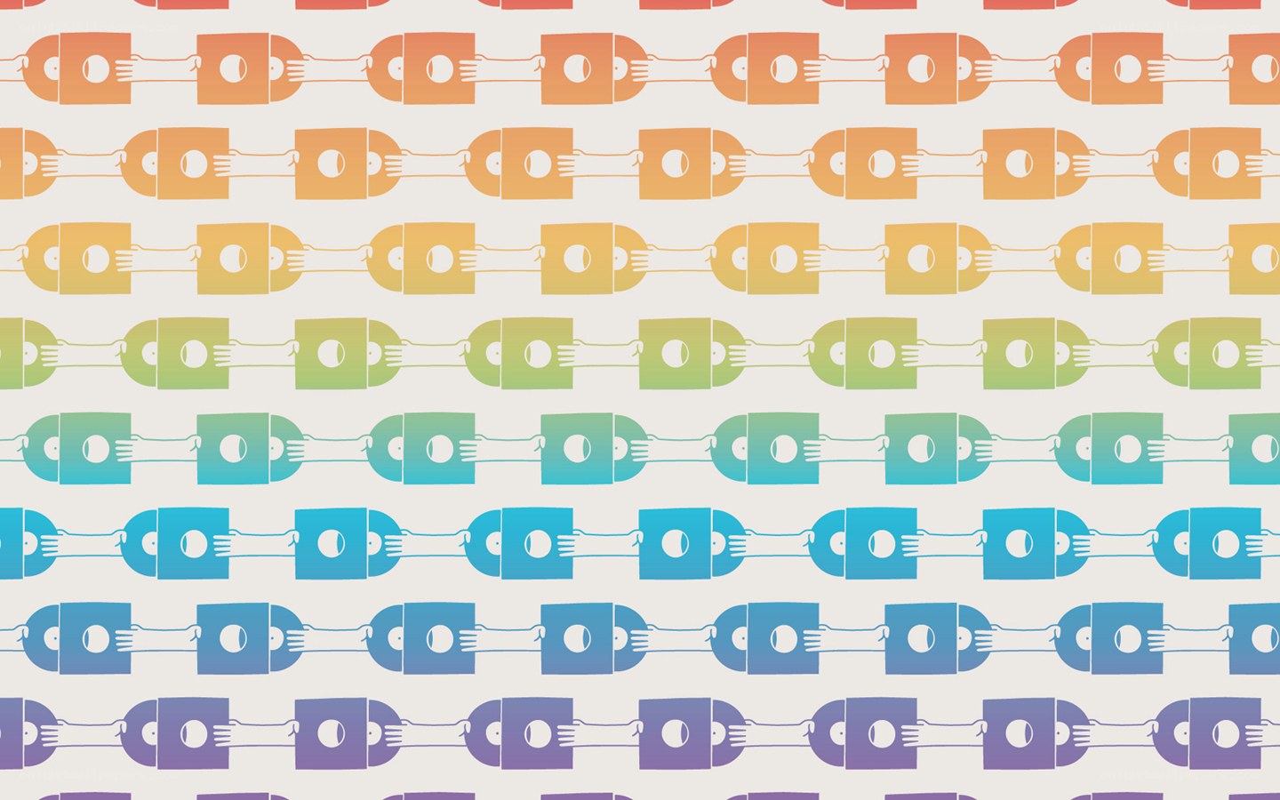 colorful chain pattern