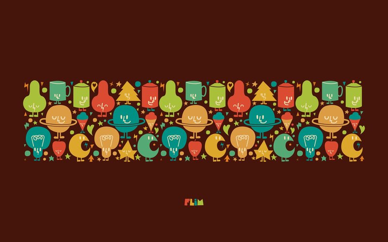 colorful character pattern