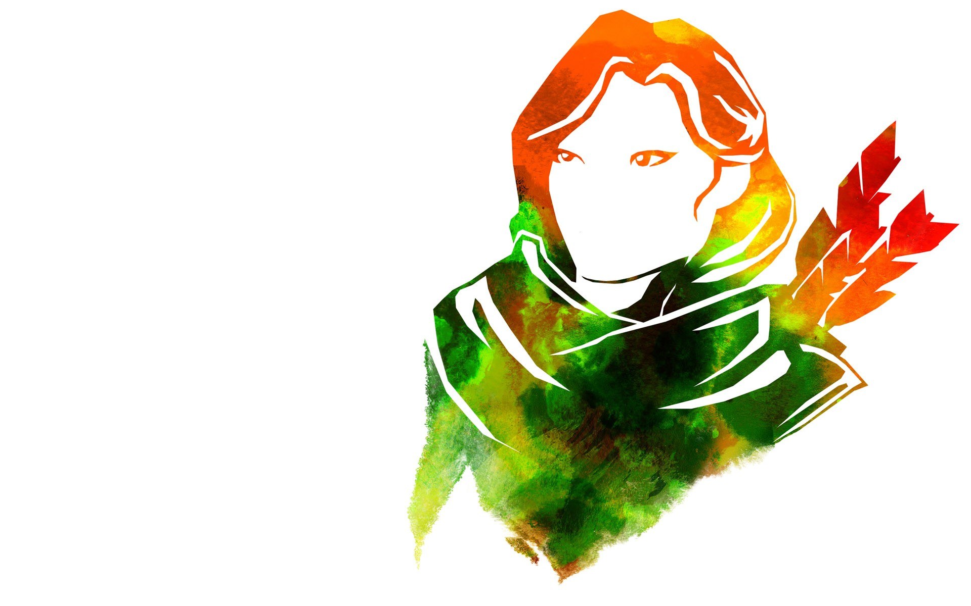 colorful character portrait
