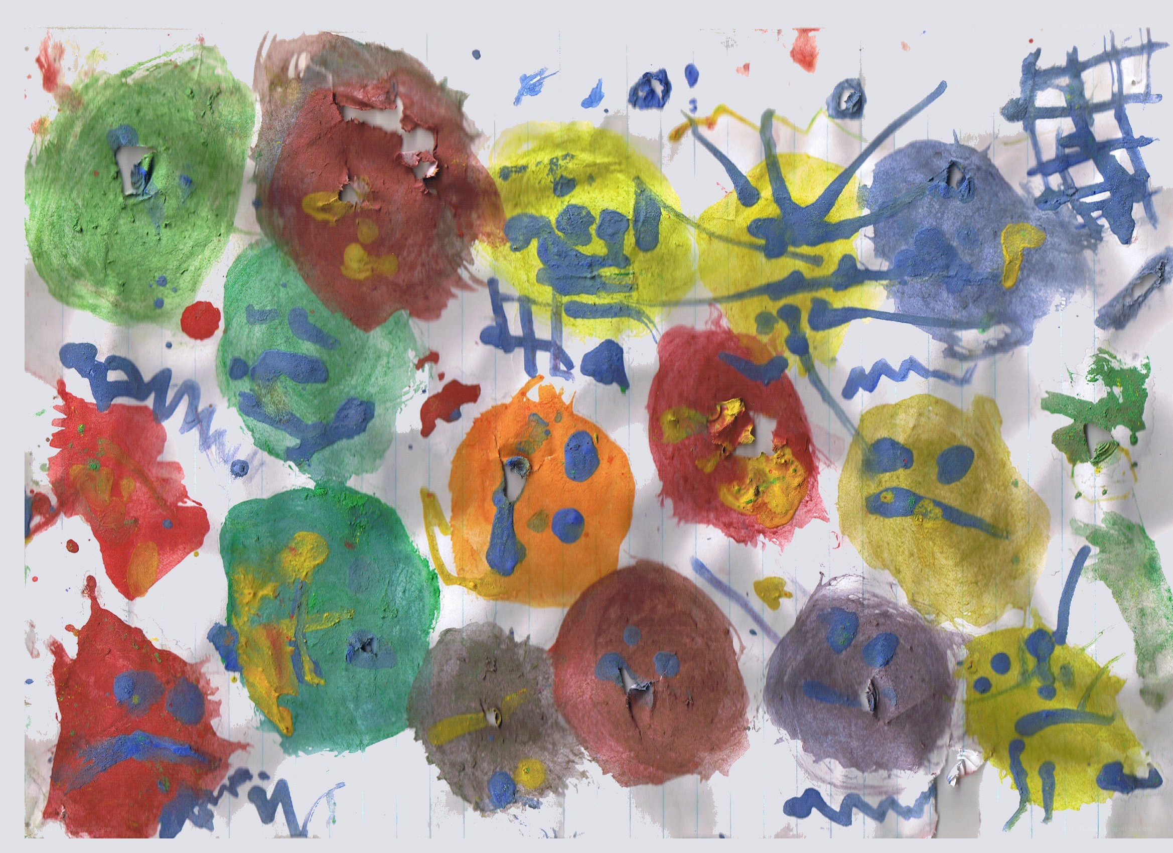 colorful child's drawing