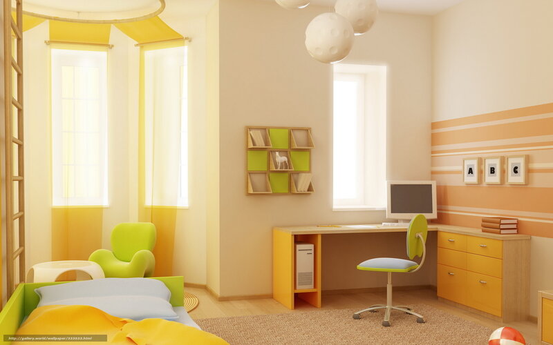 Colorful children's bedroom