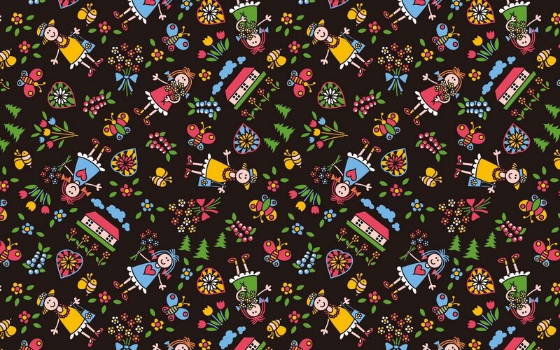 colorful children's pattern