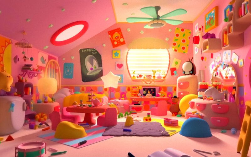 Colorful Children's Room — Pink