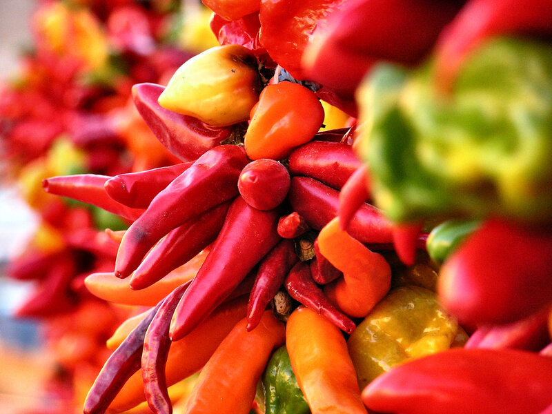 Colorful Chili Peppers
