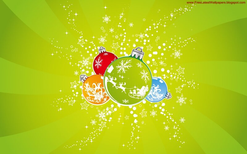 colorful christmas ornaments