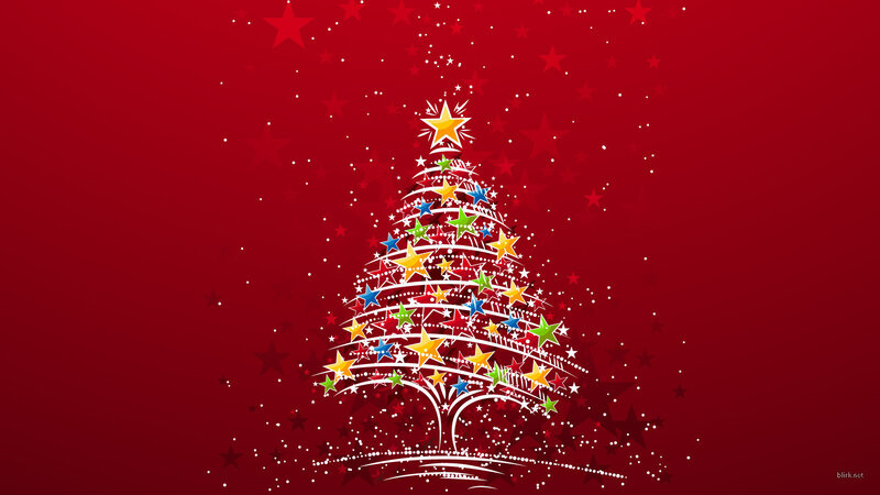 colorful christmas tree design