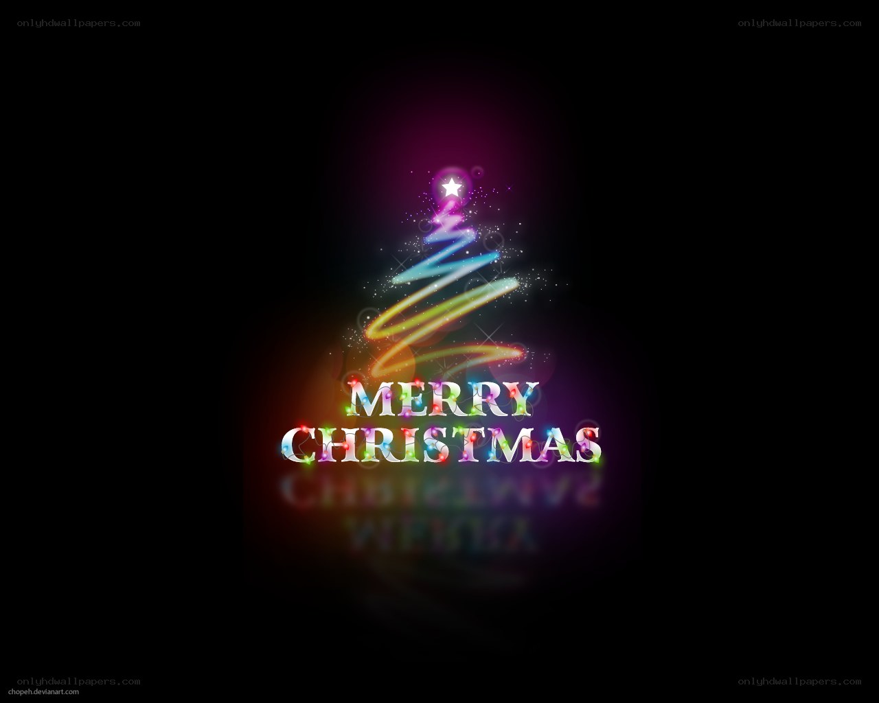 colorful christmas tree design