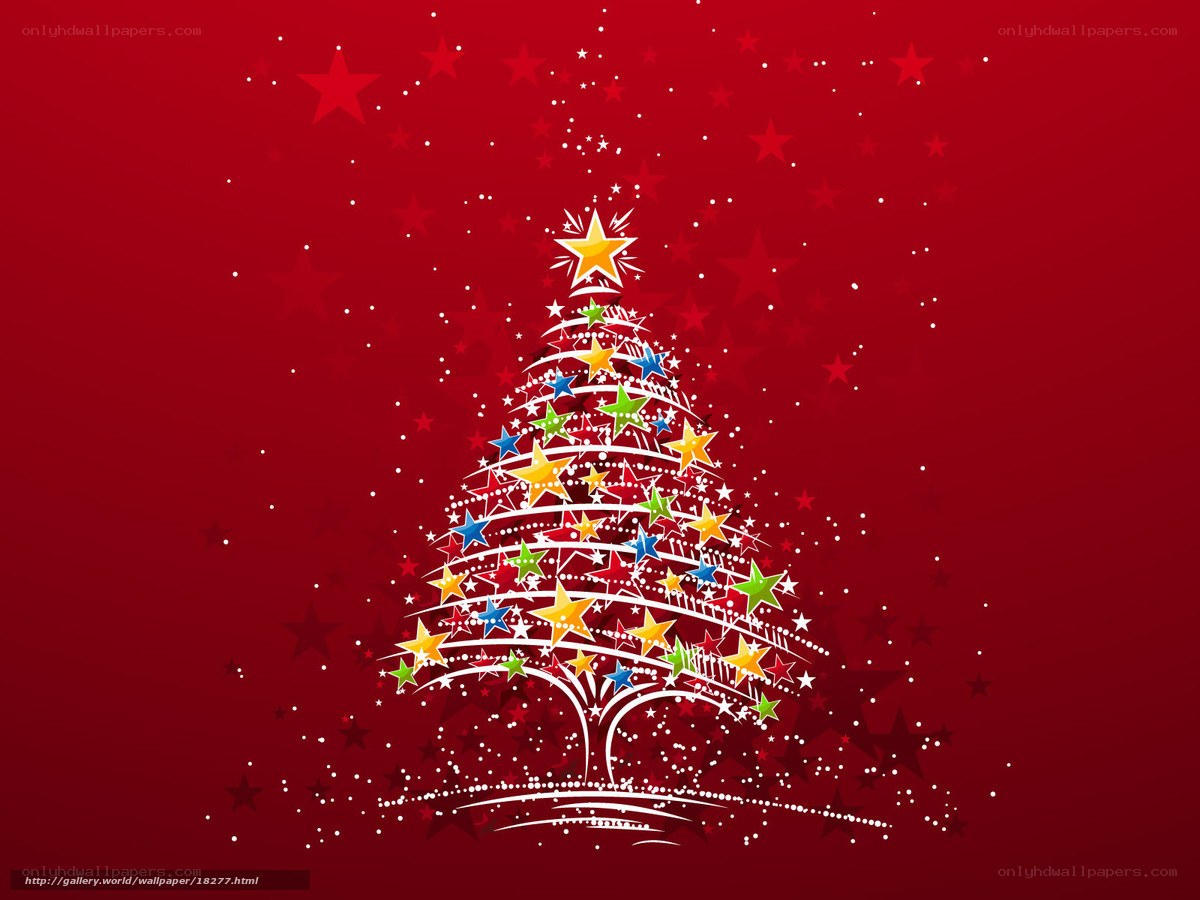 colorful christmas tree