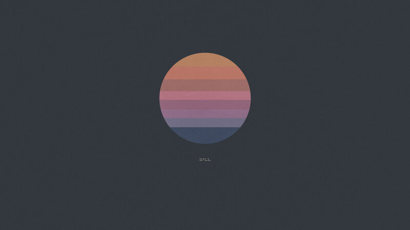 Colorful Circle on Dark Background