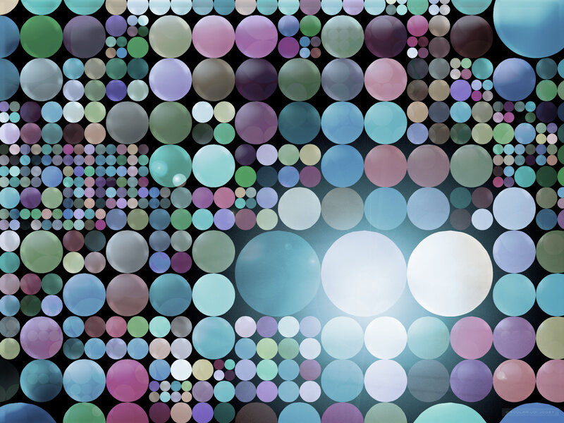 Colorful circle pattern