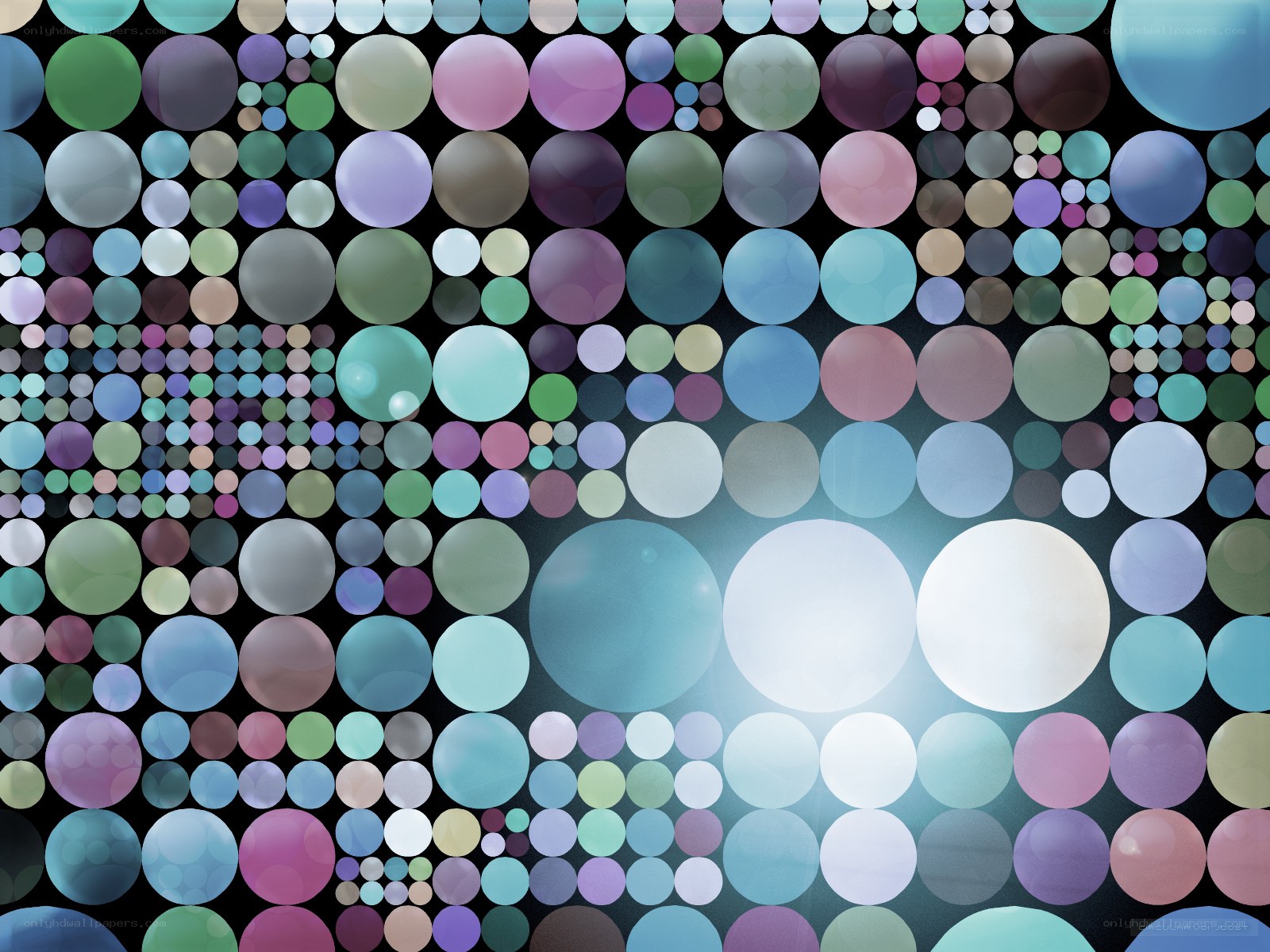 Colorful circle pattern