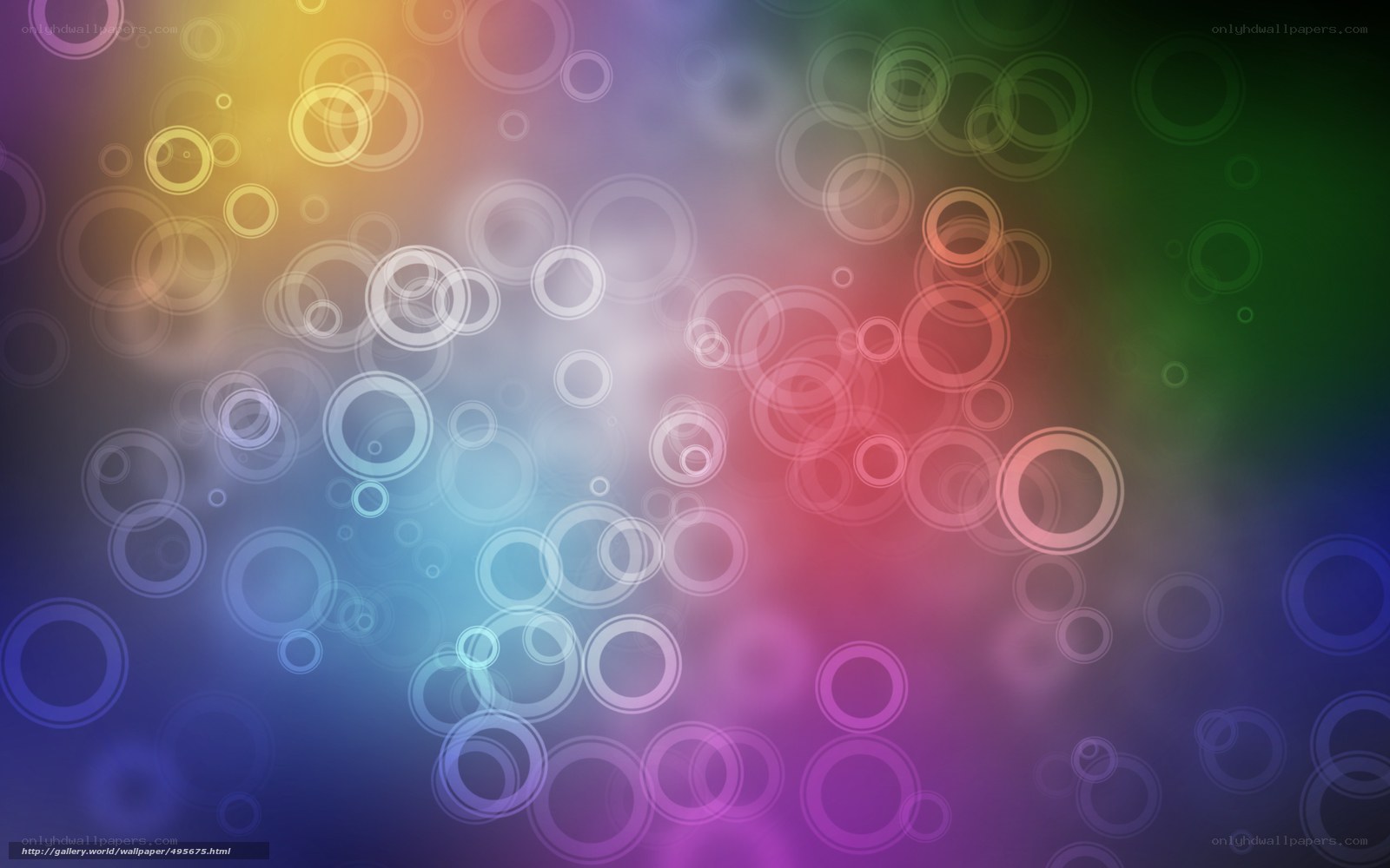 colorful circle pattern background