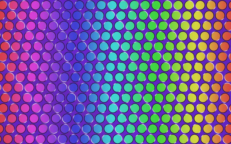 Colorful Circle Pattern — Purple
