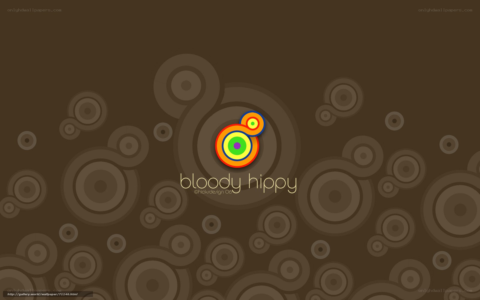 colorful circles abstract wallpaper
