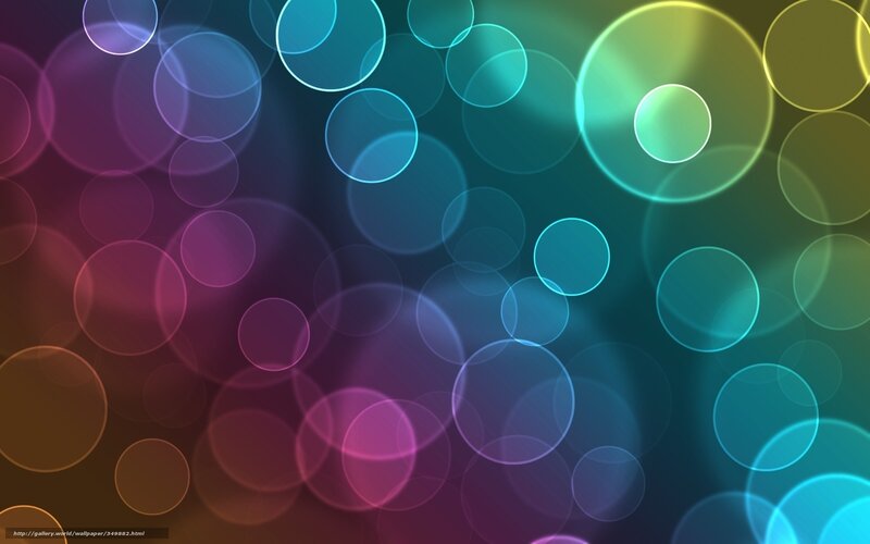 Colorful Circles Bokeh