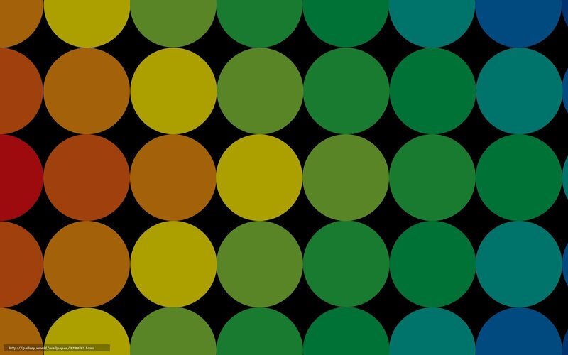Colorful Circles Pattern — Green, Calm, Abstract
