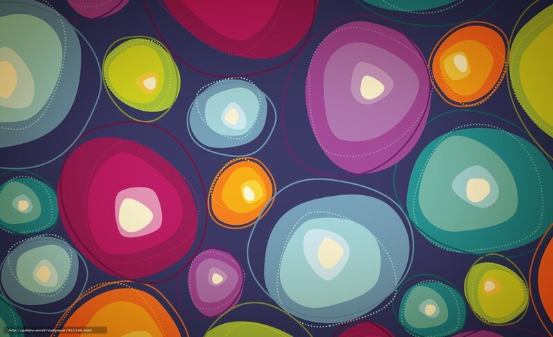 Colorful Circles Pattern — Purple, Vibrant