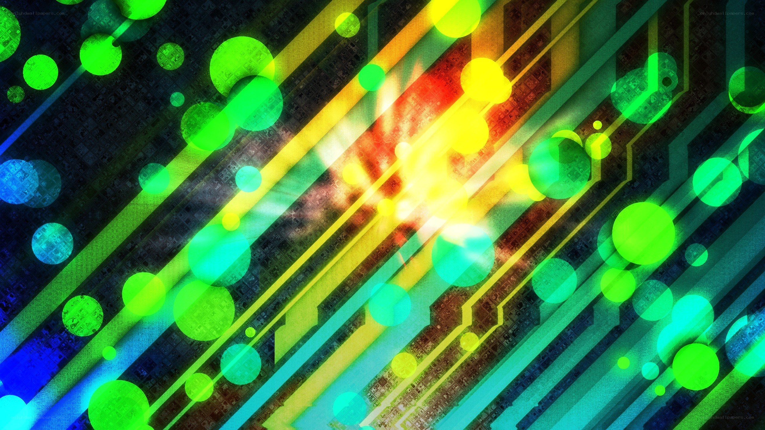 Colorful circuit board design