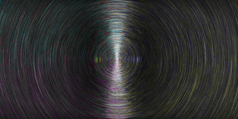 Colorful Circular Light Streaks