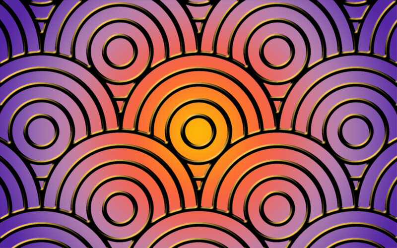 colorful circular pattern