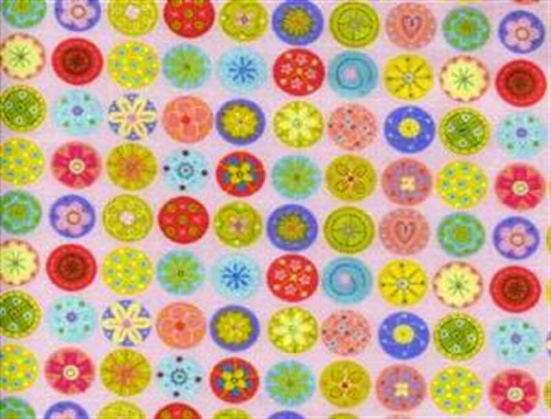 Colorful Circular Patterns — Yellow