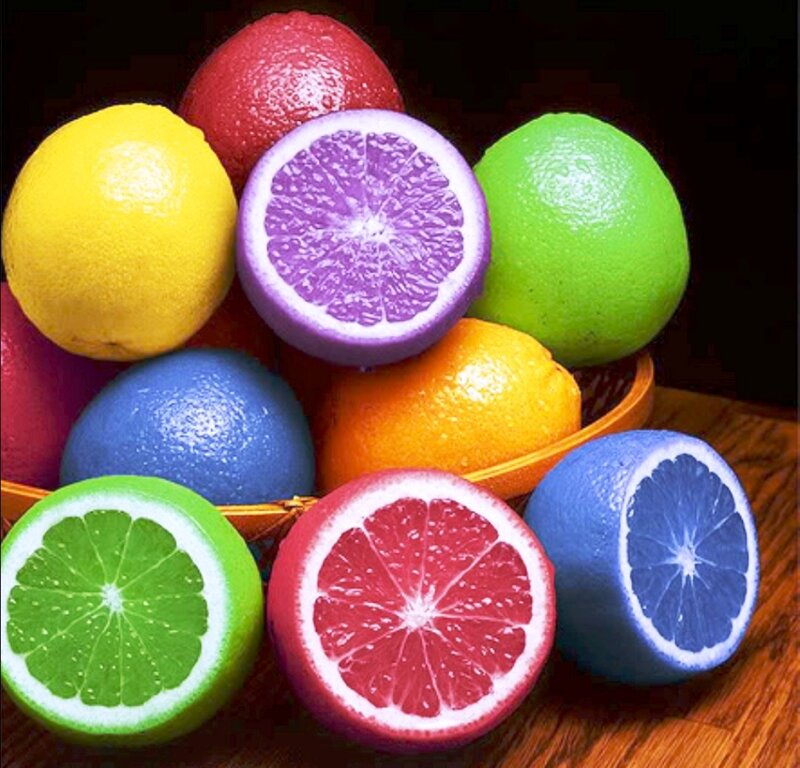 Colorful Citrus Fruits — Yellow